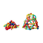 Piese Magnetice pentru Copii, Set din 52 de Piese de diferite Culori, Multicolor