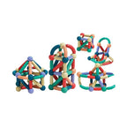 Piese Magnetice pentru Copii, Set din 88 de Piese de diferite Culori,Multicolor