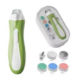 Pila Electrica, pentru Copii si Bebelusi, din ABS, 6 Accesorii, cu Lumina LED, 9.5 x 6 x 17 cm, Verde