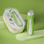 Pila Electrica, pentru Copii si Bebelusi, din ABS, 6 Accesorii, cu Lumina LED, 9.5 x 6 x 17 cm, Verde