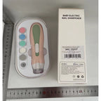 Pila Electrica, pentru Copii si Bebelusi, din ABS, 6 Accesorii, cu Lumina LED, 9.5 x 6 x 17 cm, Verde/Roz