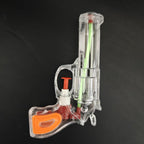 Pistol cu Apa, pentru Copii, din Plastic, 16 x 5 x 2 cm, Transparent/Portocaliu