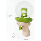 Pistol cu Apa pentru Copii, Multifunctional, Capacitate 250 mL, Model Broscuta, 15.6x8x8.6 cm, ABS, Verde