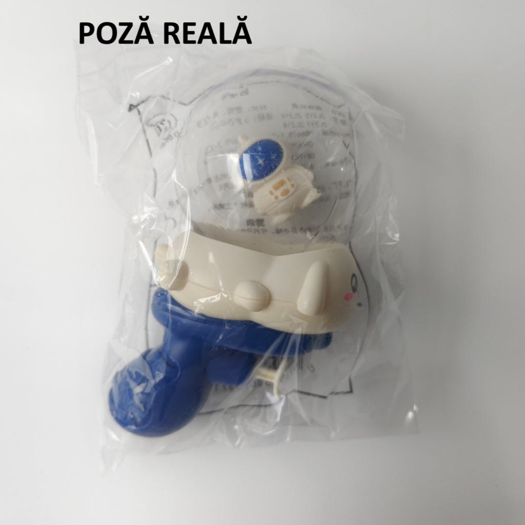 Pistol cu Apa pentru Copii, Multifunctional, Capacitate 250 mL, Model Astronaut, 15.6x8x8.9 cm, ABS, Albastru