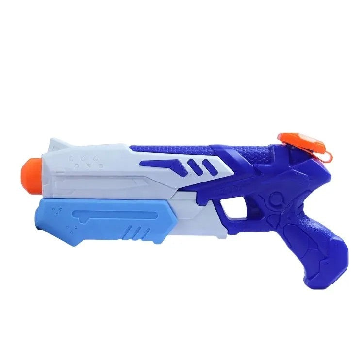 Pistol cu Apa pentru Copii, Rezervor 300ml, Maner de Transport, Pentru Piscina/Plaja, Lungime 31.5 cm, Jucarie Distractiva, 3ani+, Albastru/Alb