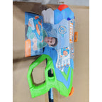 Pistol cu Apa pentru Copii, Rezervor 900ml, Raza de Actiune 8m, 6ani+, 4 Duze, Verde
