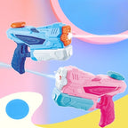 Pistol cu Apa pentru Copii, Rezervor, Pentru Piscina/Plaja, 6ani+, 3 duze, Roz, 300ML