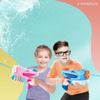 Pistol cu Apa pentru Copii, Rezervor, Pentru Piscina/Plaja, 6ani+, 3 duze, Roz, 300ML