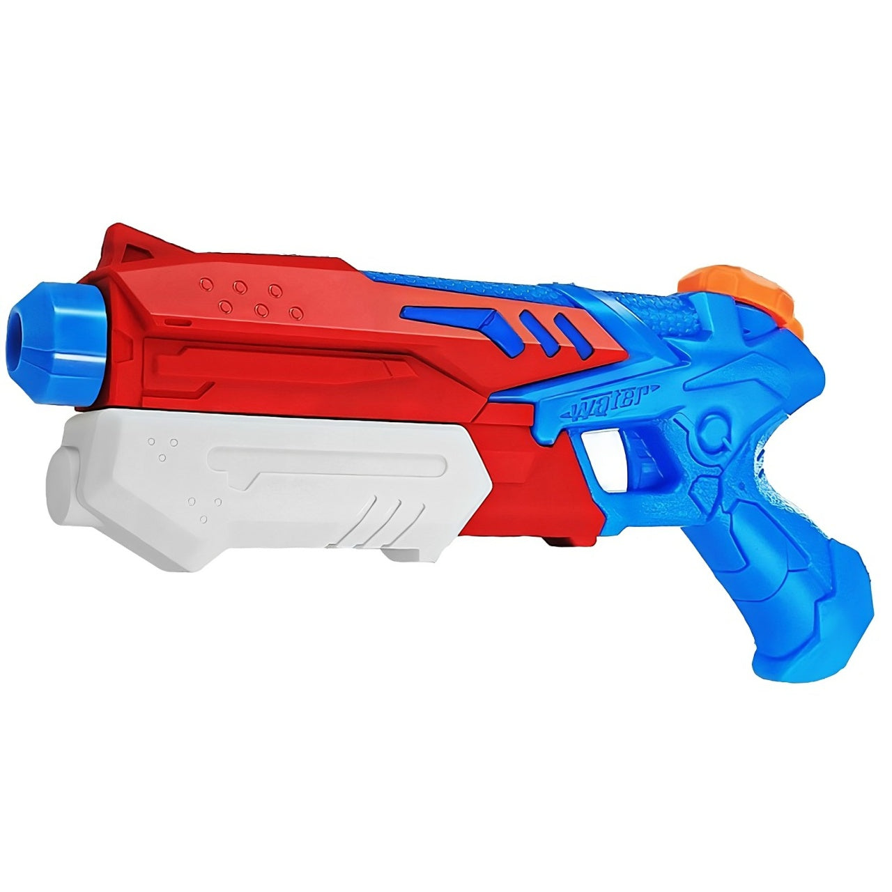 Pistol cu Apa pentru Copii, Rezervor, Pentru Piscina/Plaja, 6ani+, Albastru deschis/Rosu, 300ML
