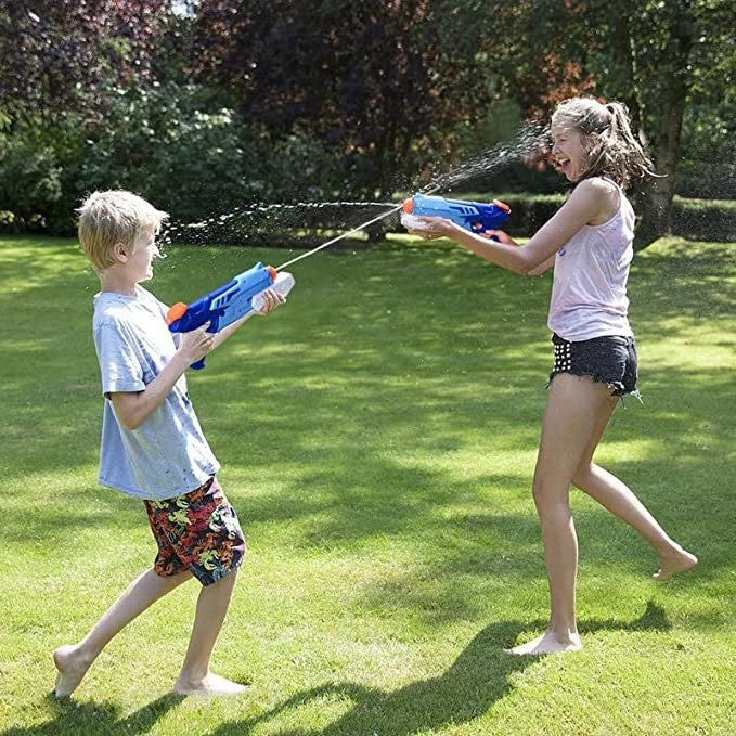 Pistol cu Apa pentru Copii, Rezervor, Pentru Piscina/Plaja, 6ani+, Albastru, 300ML