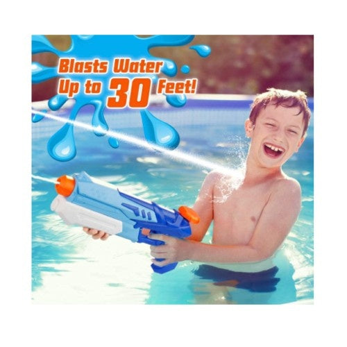 Pistol cu Apa pentru Copii, Rezervor, Pentru Piscina/Plaja, 6ani+, Albastru, 300ML