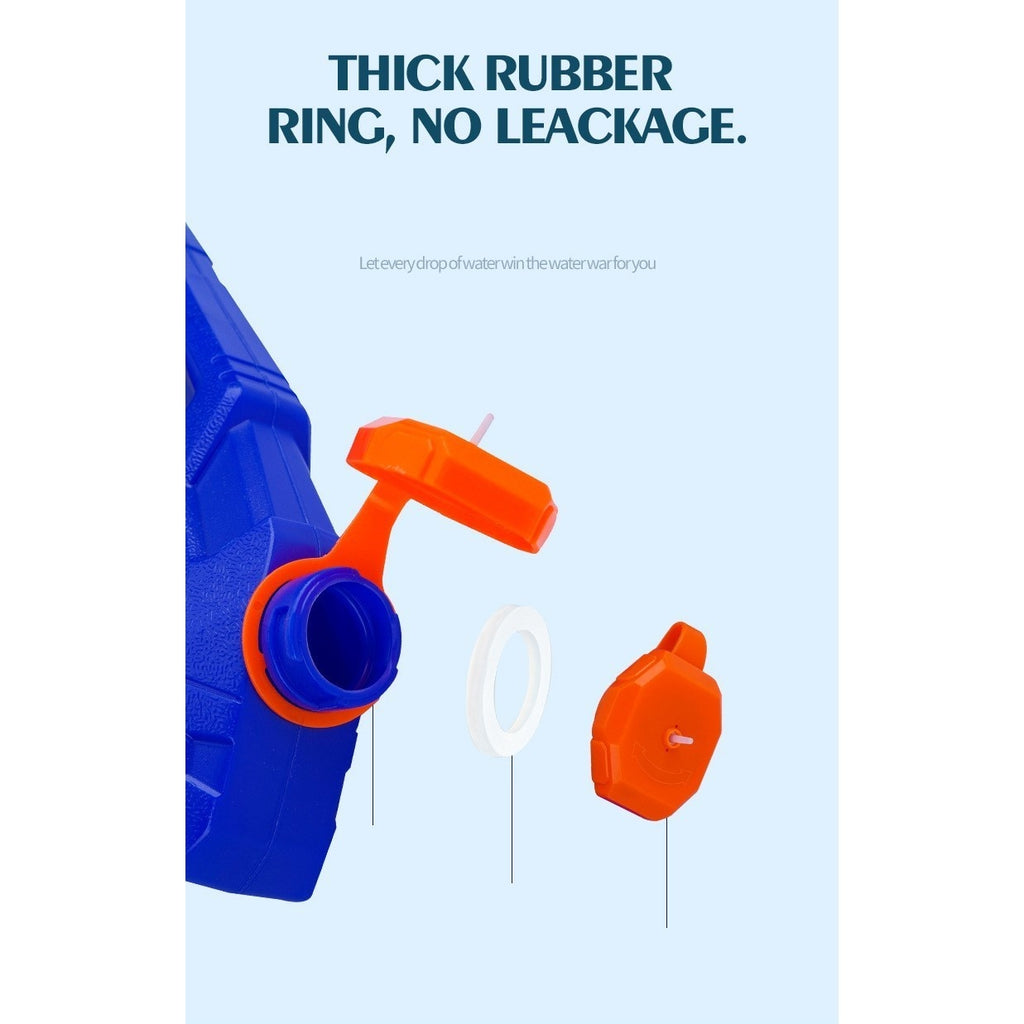 Pistol cu Apa pentru Copii, Rezervor, Pentru Piscina/Plaja, 6ani+, Bleumarin/Rosu, 300ML
