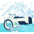 Pistol cu apa pentru copii rezervor tip ghiozdan, 1500 ml, reglabil, material ABS/silicon, albastru