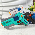 Pistol Manual cu Apa, Jucarie Pistol cu Apa, Design Nou S-Shooter Atractiv, 23 x 14.5 cm, Verde