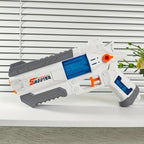 Pistol Manual cu Apa, Jucarie Pistol cu Apa, Design Nou S-Shooter Atractiv, 23 x 14.5 cm, Alb