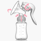 Pompa de San Manuala Multifunctionala, Portabila, cu Tetina pentru Biberon, Anti-Scurgere, Anti-Reflux, 18.5x6 cm, 150 mL, Silicon, Recipient