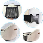 Port-Bebe Ergonomic Ajustabil cu Scaun, 3 Pozitii, Bumbac Respirabil, pentru Copii 0-3 Ani, 20 kg Maxim, 25 x 22 x 18 cm