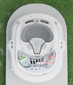 Premergator 4in1, Antemergator, Balansoar, Scaun de Masa, Functie Muzicala, din ABS, Inaltime Reglabila, Sistem Antirasturnare, Greutate Portanta 25 kg, +6 Luni, Roz