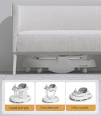 Premergator 4in1, Antemergator, Balansoar, Scaun de Masa, Functie Muzicala, din ABS, Inaltime Reglabila, Sistem Antirasturnare, Greutate Portanta 25 kg, +6 Luni, Roz