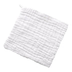 Prosop Absorbant, din Bumbac, 6 Straturi, 30 x 30 cm, Alb