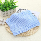 Prosop Absorbant, din Bumbac, 6 Straturi, 30 x 30 cm, Albastru