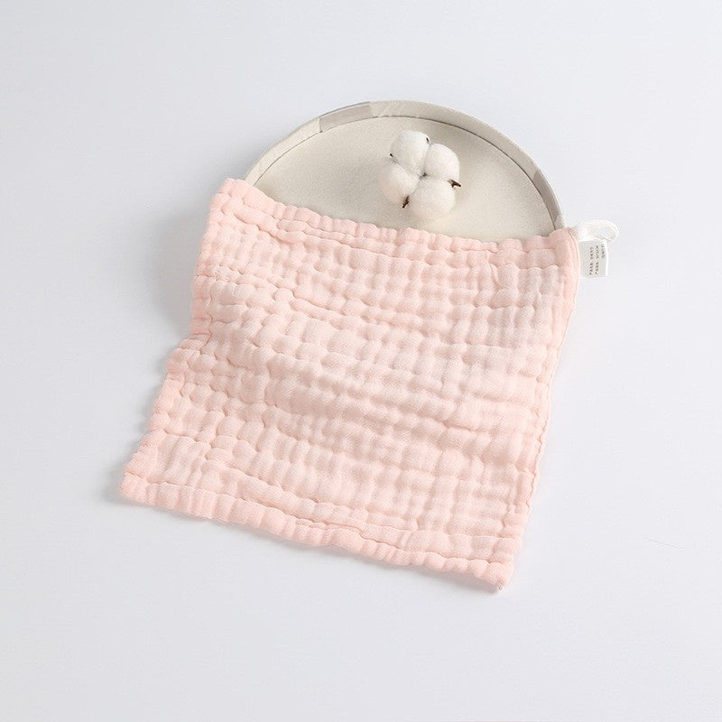 Prosop Absorbant, din Bumbac, 6 Straturi, 30 x 30 cm, Roz