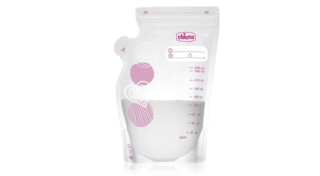 Pungi pentru stocarea laptelui matern, 30 bucati, Chicco