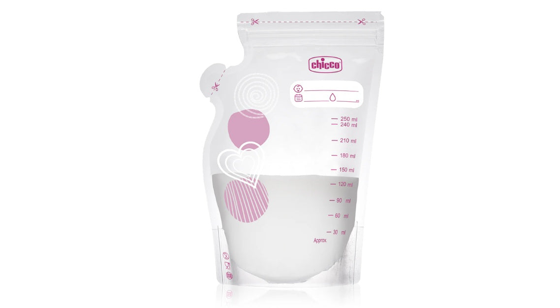 Pungi pentru stocarea laptelui matern, 30 bucati, Chicco