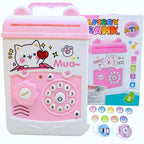 Pusculita pentru Fetite, 17 x 11.5 x 10 cm, 400 gr, Alb Roz