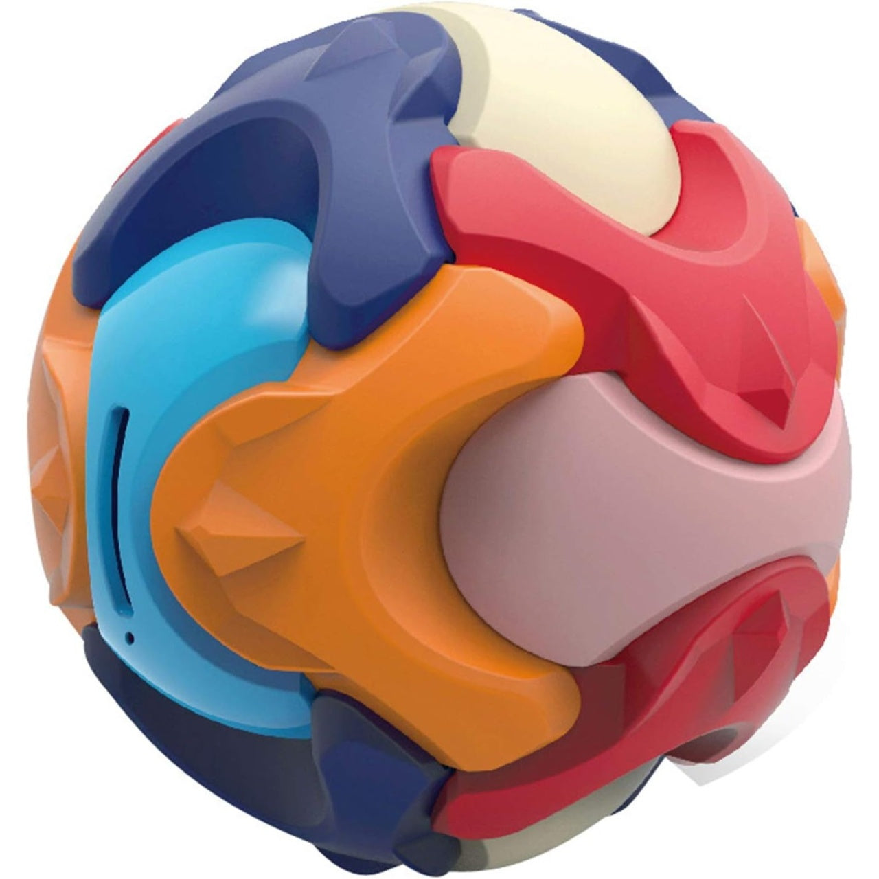 Pusculita Sub Forma de Minge, de Construit, se Asambleaza/Dezasambleaza, din Plastic, 16.5x16.5x16.5, Multicolor