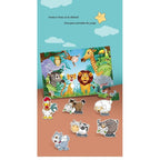 Puzzle pentru copii, jungla cu animale, 48 de piese