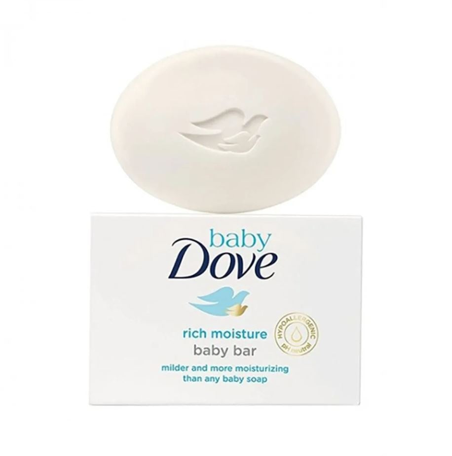 Sapun crema pentru bebelusi, Dove Baby, Rich Moisture, 75 g