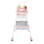 Scaun de Masa pentru Copii, Multifunctional, Suport de Agatat Jucarii, 110 x 60 x 70 cm, Roz