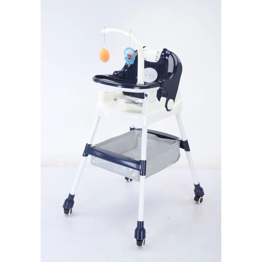Scaun de Masa pentru Copii, Multifunctional,Suport de Agatat Jucarii, 110 x 60 x 70 cm, Albastru