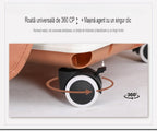 Scaun de Masa Pliabil 3in1,Reglabil, Multifunctional, 3 Pozitii, Masuta si Husa Detasabile, Roti, Centura de Siguranta, Ajustare Inaltime, Roz