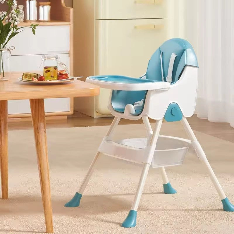 Scaun de Masa Pliabil 3in1, Reglabil, Multifunctional, Albastru