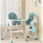 Scaun de Masa Pliabil 3in1, Reglabil, Multifunctional, Albastru