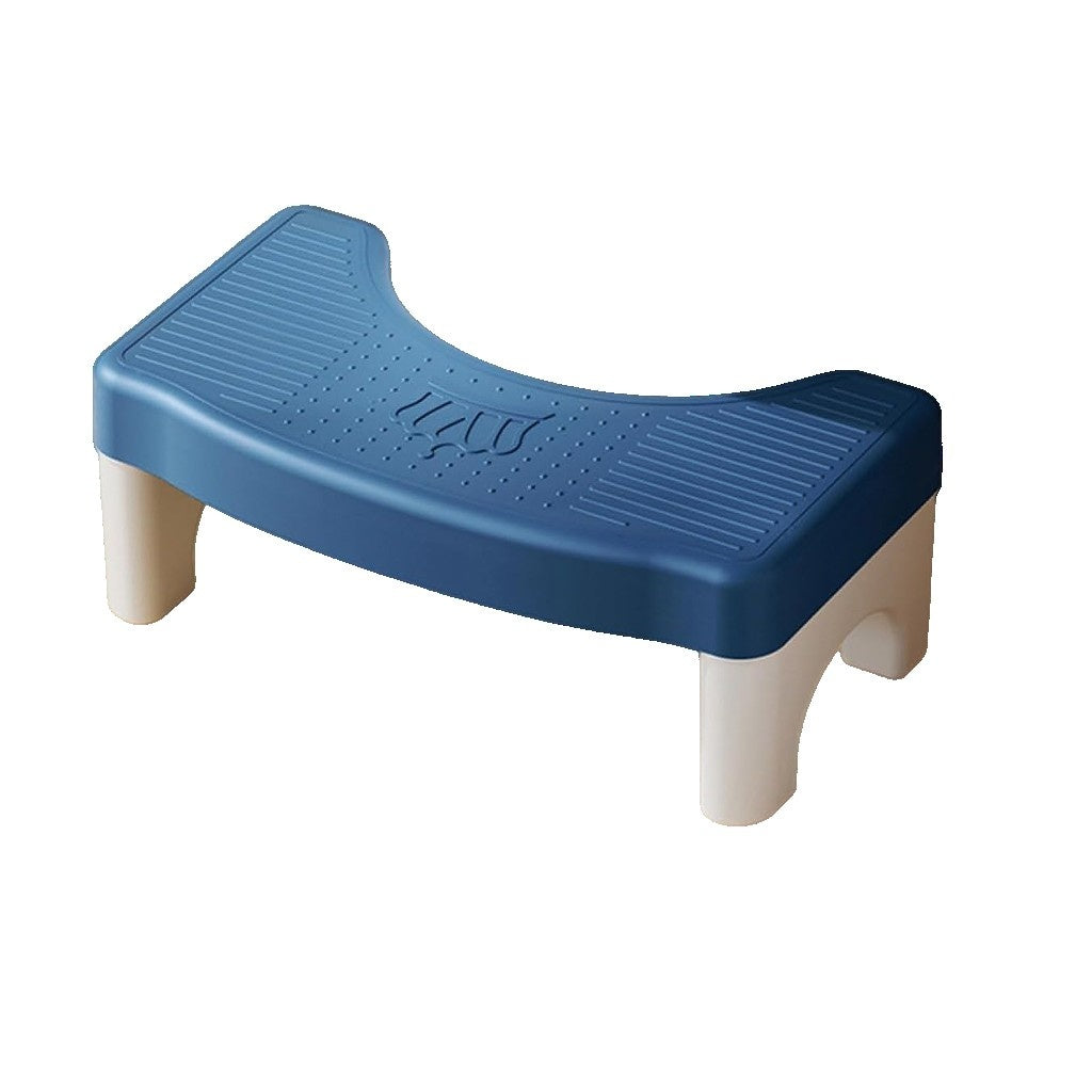 Scaunel WC, Scaun Inaltator WC Copii, Suport Picioare WC, Taburet Inaltator, 17x22x38 cm, Albastru