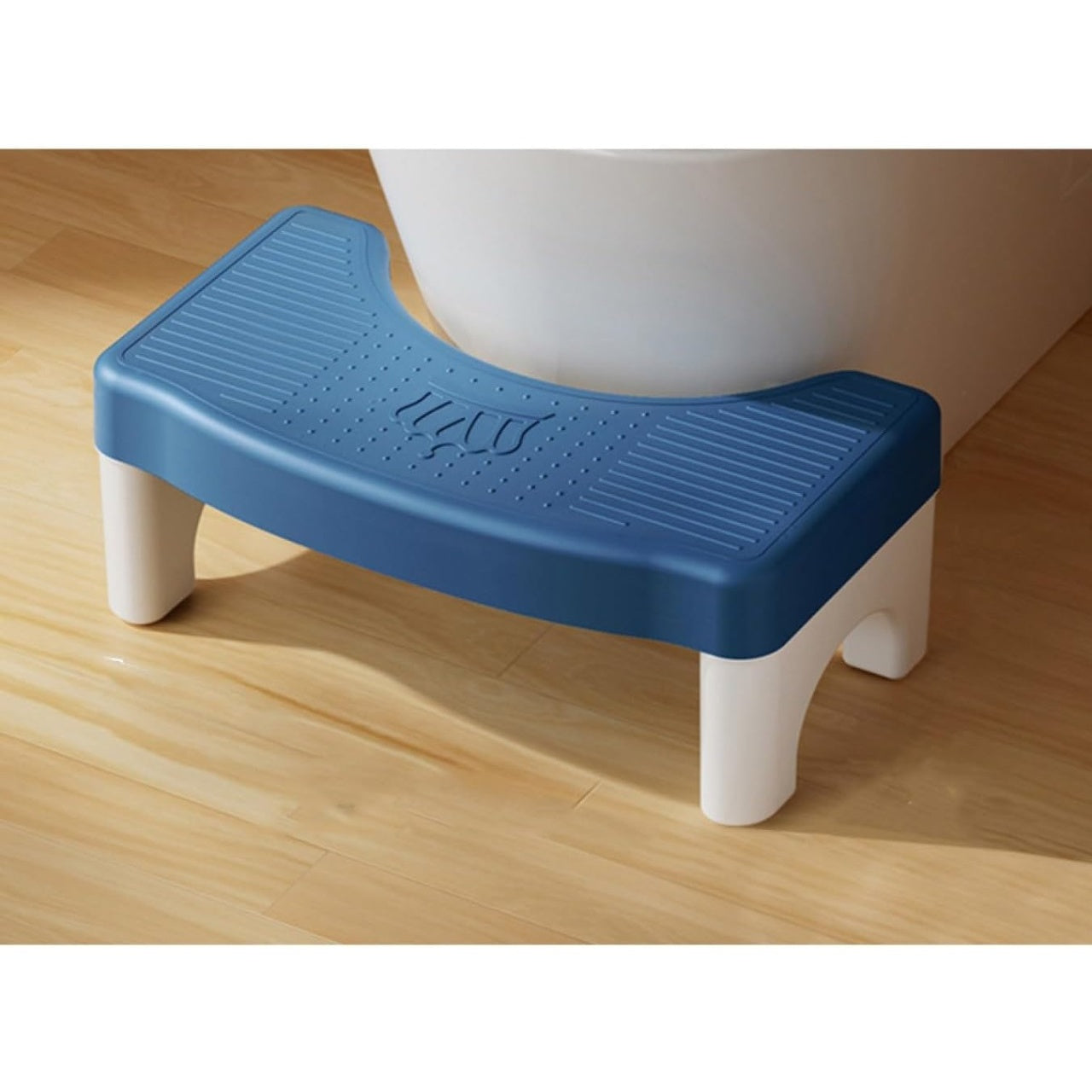 Scaunel WC, Scaun Inaltator WC Copii, Suport Picioare WC, Taburet Inaltator, 17x22x38 cm, Albastru