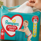 Scutece Chilotel Pampers, nr. 4, 9-15 kg, 48 buc