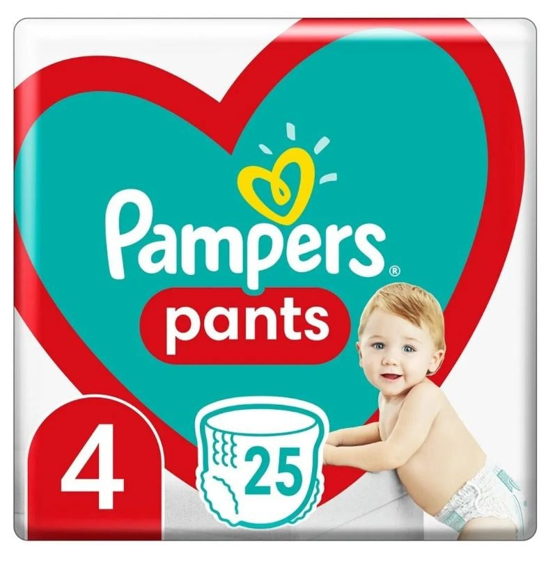 Scutece Pampers Pants Stop & Protect Maxi, marimea 4, 9 - 15 kg, 25 bucati