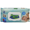 Servetele Umede bebelus, Pure Premium, 64 buc