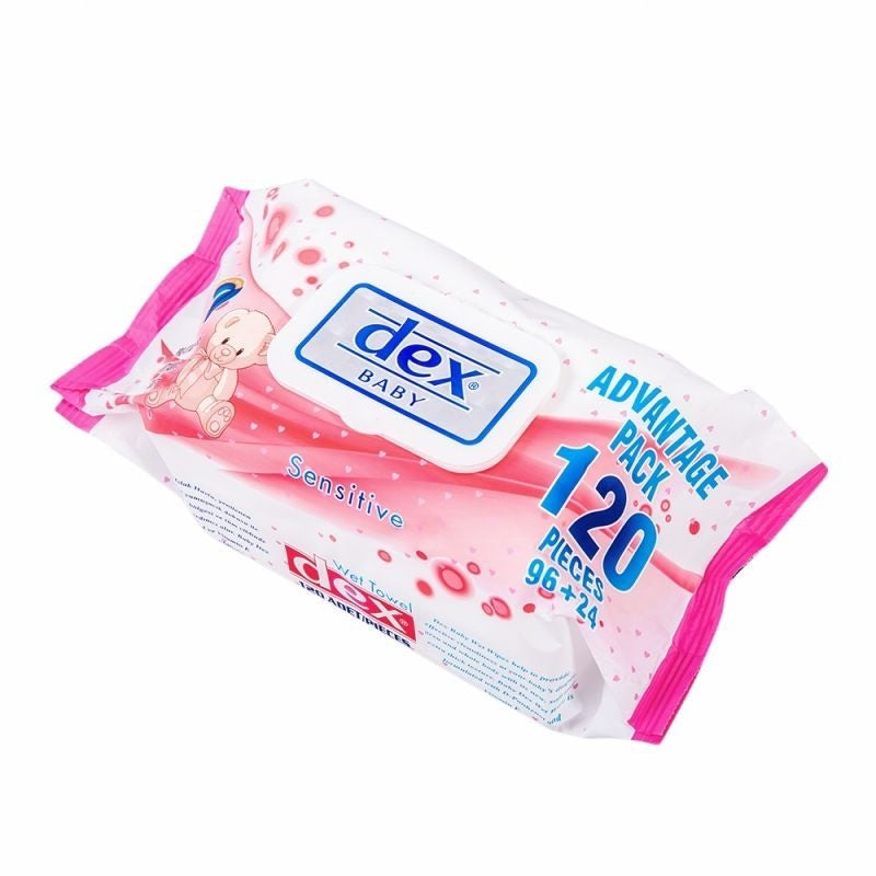 Servetele Umede, Dex, 120 buc, Sensitive