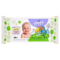 Servetele Umede, Happy, 64 buc, Silk si Cotton
