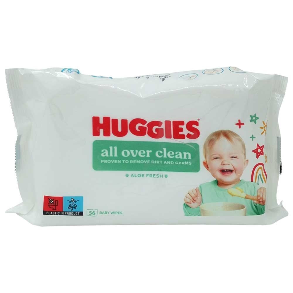 Servetele Umede, Huggies, 56 buc All Over Clean