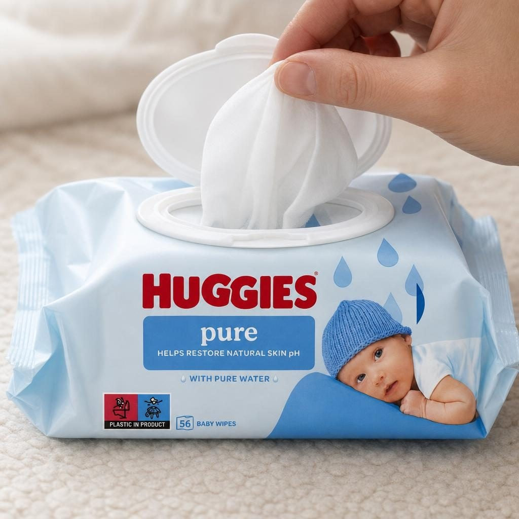Servetele Umede, Huggies, 56 buc Pure