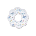 Set 10 Bavete de Unica Folosinta, Model Animalute Marine, pentru Bebelusi, din Bumbac, Impermeabil, 28 x 28 cm, Alb/Albastru