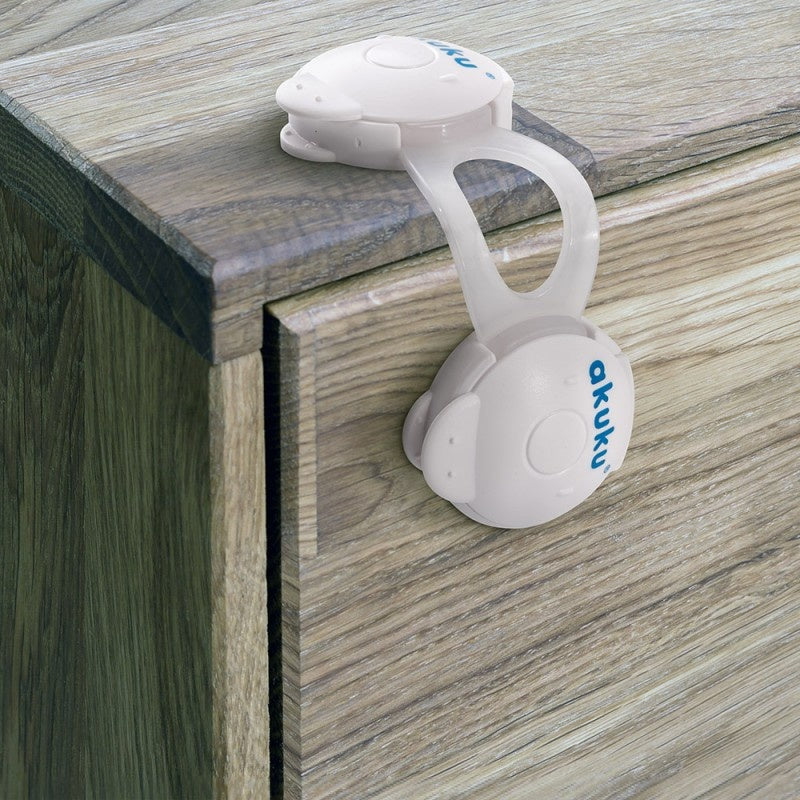 Set 2 sigurante multifunctionale Akuku Safety lock alb