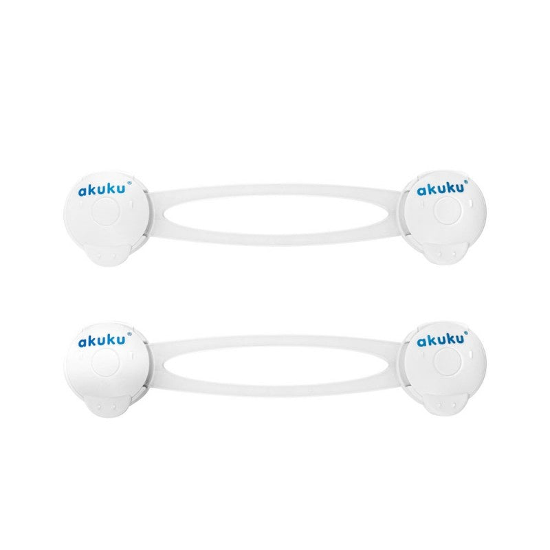 Set 2 sigurante multifunctionale lungi Akuku Safety lock gri