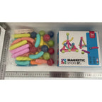 Set 36 de Piese Magnetice de Constructie, Puzzle, Forme, 3 Ani, ABS, Magnet, 18x6x16 cm, Multicolor